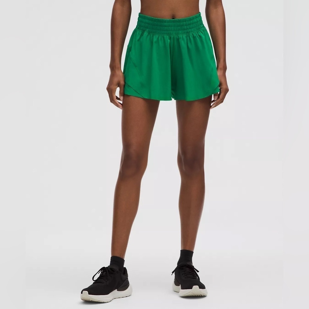Lululemon Shake It Out High-Rise Running Short 2.5" ColourRaceway Green